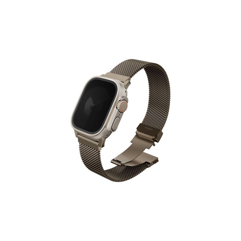 Uniq Dante Pro Apple Watch Self Adjustable Mesh Steel Band 42/41/40mm - Ember Gold Uniq Dante Pro Apple Watch Self Adjustable Mesh Steel Band 42/41/40mm - Ember Gold