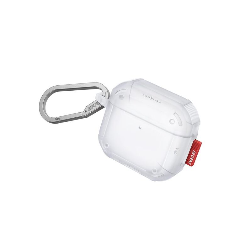 Skinarma Airpods 4 Mecha Case - White Skinarma Airpods 4 Mecha Case - White