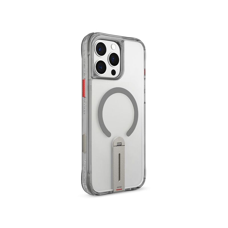 Skinarma iPhone 16 Pro Max Helix (Mag-Charge + 360° Rotating Stand) - Titanium Skinarma iPhone 16 Pro Max Helix (Mag-Charge + 360° Rotating Stand) - Titanium