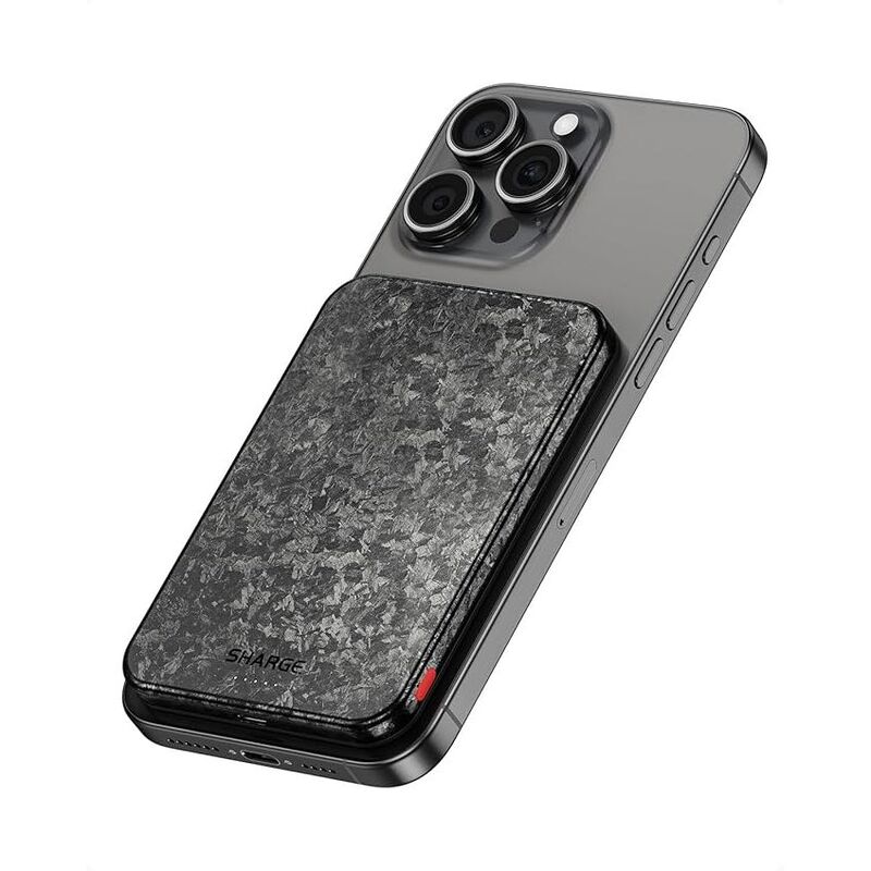 Sharge Carbon Mag 5000mAh Ultra Thin Carbon Fibre Power Bank Sharge Carbon Mag 5000mAh Ultra Thin Carbon Fibre Power Bank