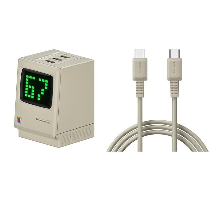 Sharge Retro 67 Retro Style Charger With 67W 3 USB C Outputs Sharge Retro 67 Retro Style Charger With 67W 3 USB C Outputs