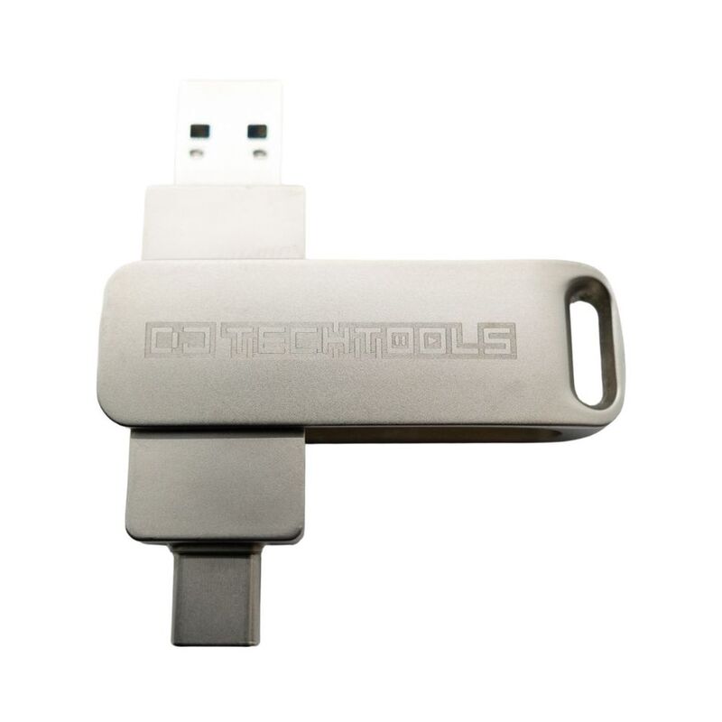 DJTT Chroma USB Drive 128GB For DJs - Chrome (For DJ Use Only) DJTT Chroma USB Drive 128GB For DJs - Chrome (For DJ Use Only)
