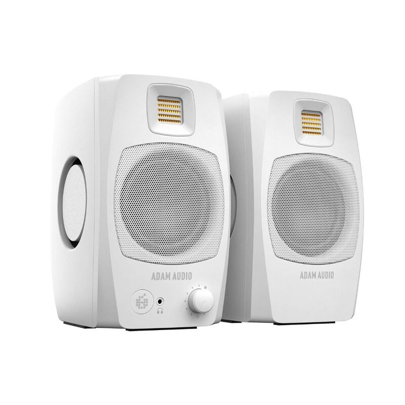 Adam Audio D3V Active Desktop Monitoring System - White