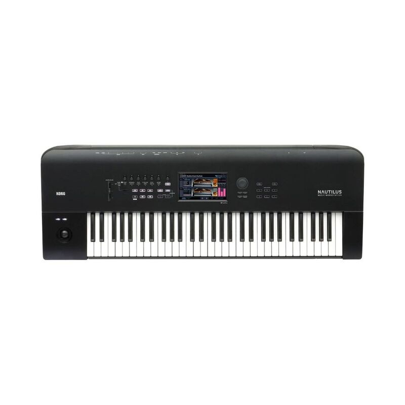 Korg Nautilus 61 Music Synthesizer Workstation Keyboard - Black Korg Nautilus 61 Music Synthesizer Workstation Keyboard - Black