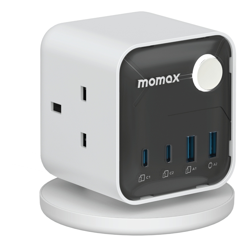 Momax 1-Charge Work Flow 3-Outlet Power Cube With USB Momax 1-Charge Work Flow 3-Outlet Power Cube With USB