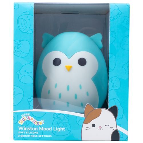 Squishmallows Squishmallows Mood Light - Winston The Owl - Blue Squishmallows Squishmallows Mood Light - Winston The Owl - Blue