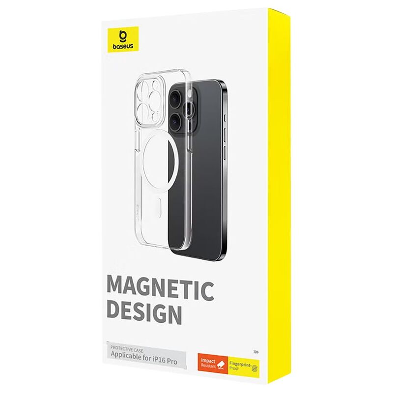Baseus iPhone 16 Pro Clear Magnetic Crystal Case Baseus iPhone 16 Pro Clear Magnetic Crystal Case