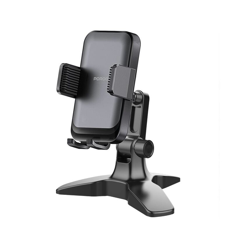 Porodo Multi-Angle Desk Phone Holder - Black Porodo Multi-Angle Desk Phone Holder - Black