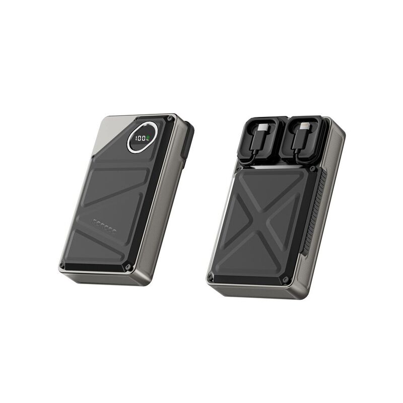 Porodo 20000mAh Power Bank Built-In Type-C & Lightning - Black Porodo 20000mAh Power Bank Built-In Type-C & Lightning - Black