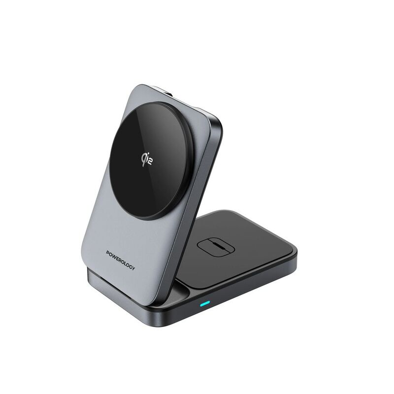 Powerology Qi2 Fast Charging Multi-Device Hub - Black Powerology Qi2 Fast Charging Multi-Device Hub - Black