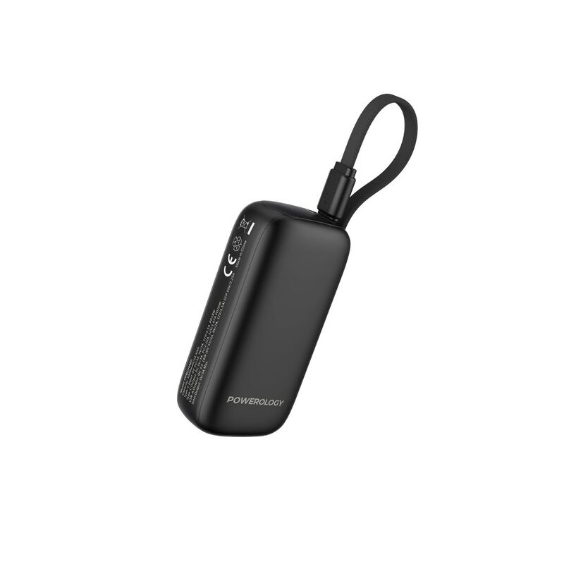 Powerology 5000mAh Power Bank - Black