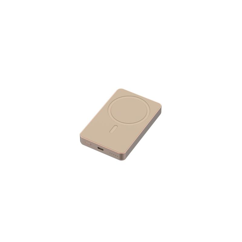 Powerology 10000mAh Magsafe Aluminum Power Bank - Desert Titanium