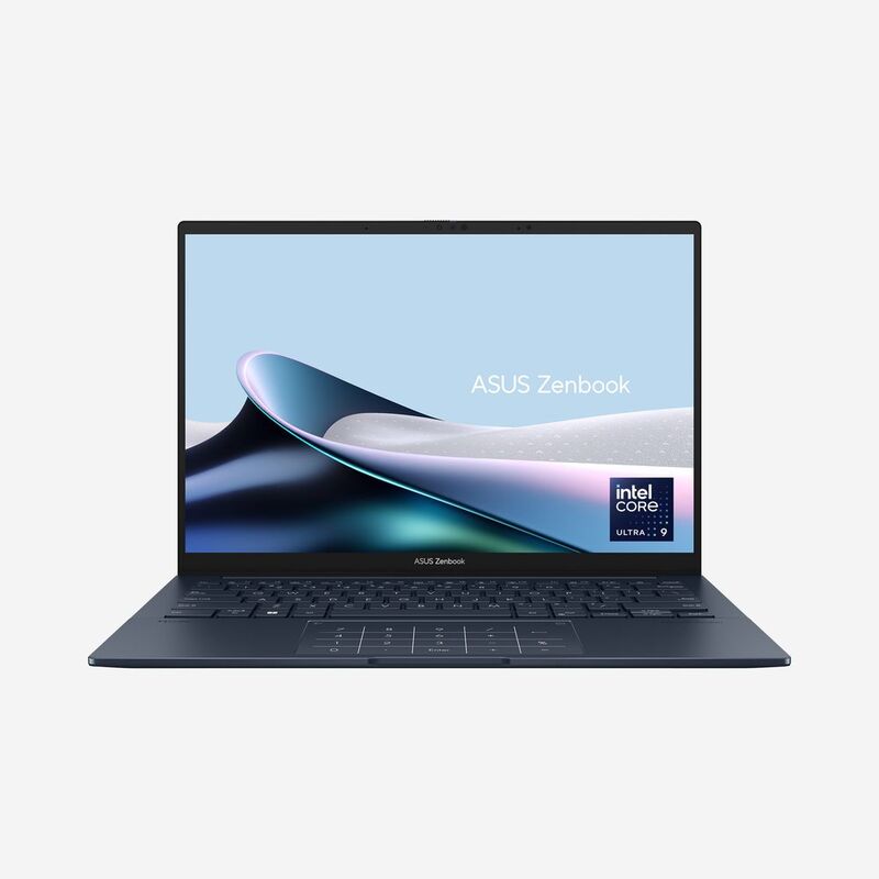 ASUS Zenbook 14 UX3405CA-PZ060W Laptop/ Intel Ultra 9-285H / 32GB RAM/ 1TB SSD/ 14-Inch 3K (2880 x 1800) OLED/ Windows 11 Home - Ponder Blue (Arabi...
