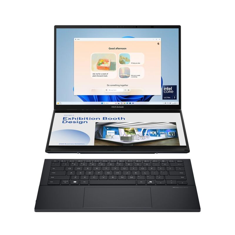 ASUS Zenbook Duo UX8406CA-OLED7 Touch Screen Laptop/ Intel Ultra 7-255H/ 32GB RAM/ 1TB SSD/ 14-Inch 3K (2880 x 1800)120Hz OLED/ Windows 11 Home - B... ASUS Zenbook Duo UX8406CA-OLED7 Touch Screen Laptop/ Intel Ultra 7-255H/ 32GB RAM/ 1TB SSD/ 14-Inch 3K (2880 x 1800)120Hz OLED/ Windows 11 Home - B...