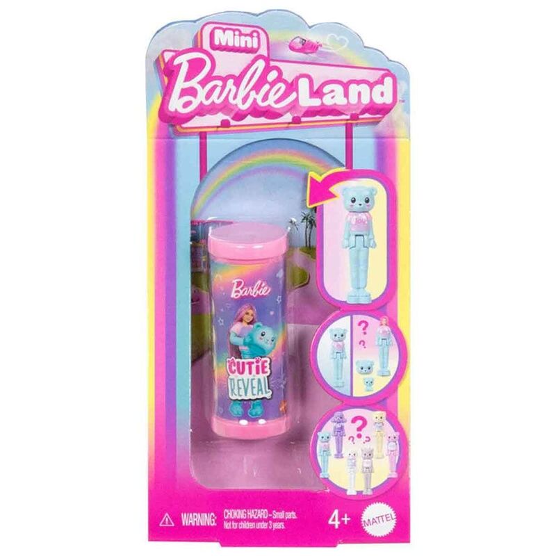 Barbie Mini Barbieland Cozy Cute Tees Cuti Reveal Doll (Assortment - Includes 1) Barbie Mini Barbieland Cozy Cute Tees Cuti Reveal Doll (Assortment - Includes 1)