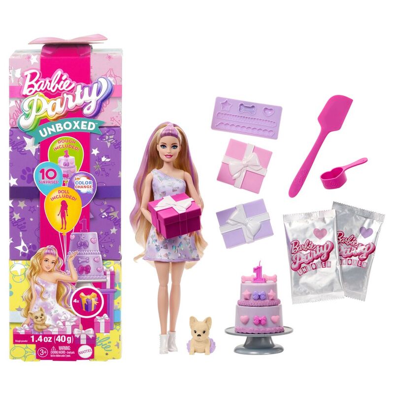 Barbie Party Unboxed Playset - Blonde Barbie Party Unboxed Playset - Blonde