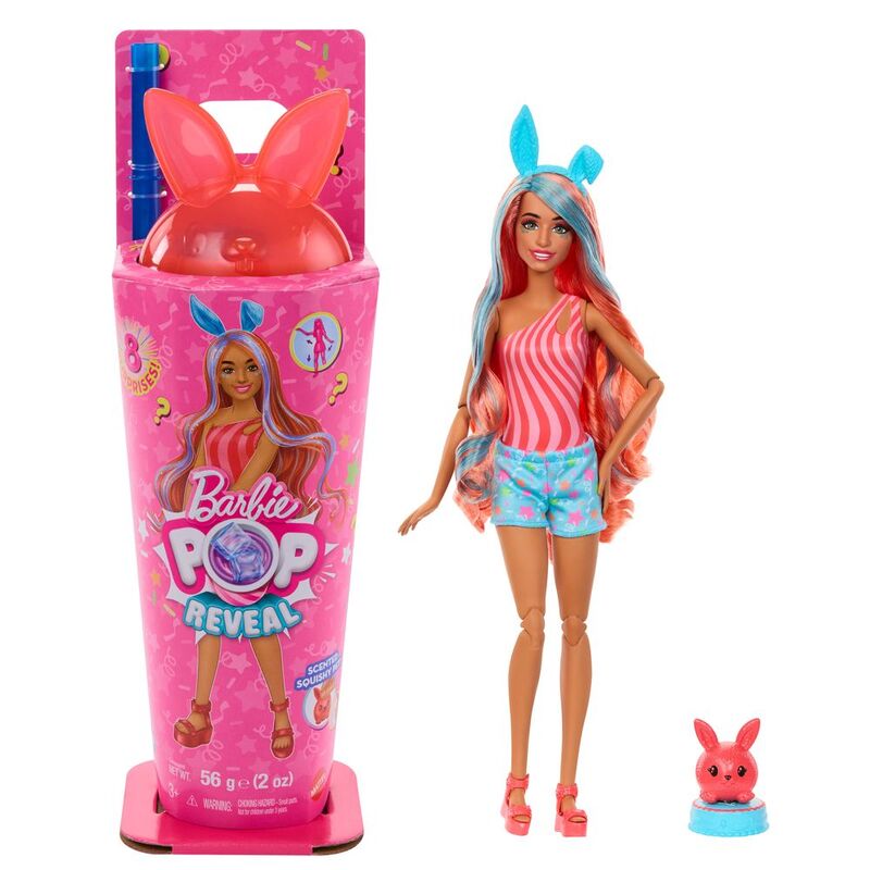 Barbie Pop Animal Party Series Reveal Doll - Bunny Barbie Pop Animal Party Series Reveal Doll - Bunny