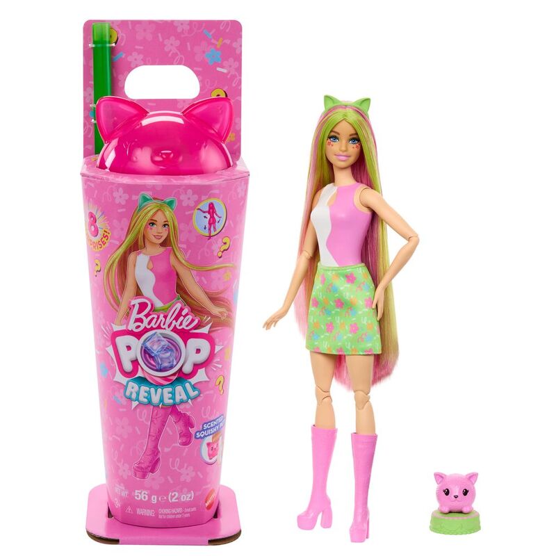 Barbie Pop Animal Party Series Reveal Doll - Cat Barbie Pop Animal Party Series Reveal Doll - Cat