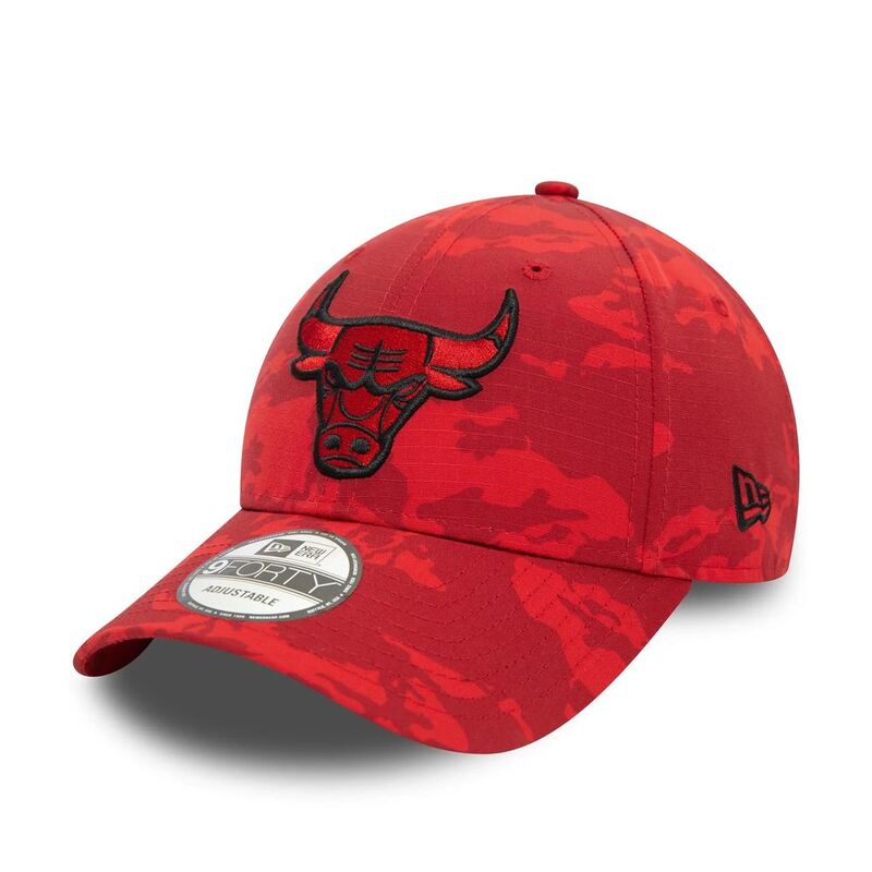 New Era Tonal Camo 9Forty NBA Chicago Bulls Red Free Size Cap