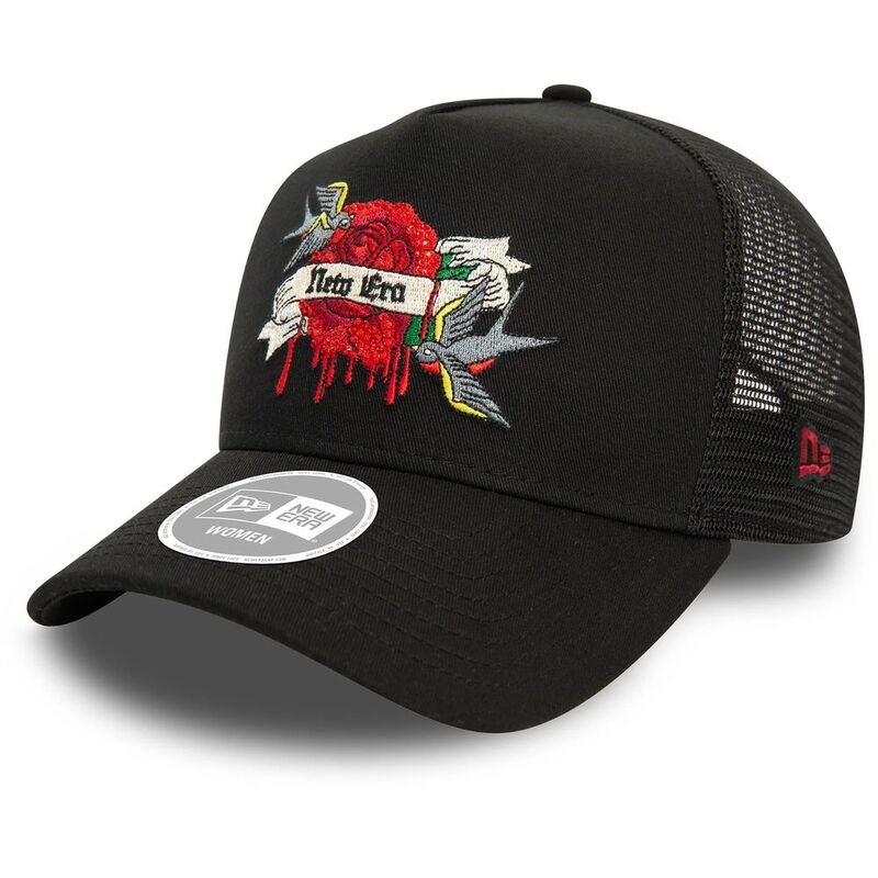 New Era Womens Trucker New Era Black Free Size Cap