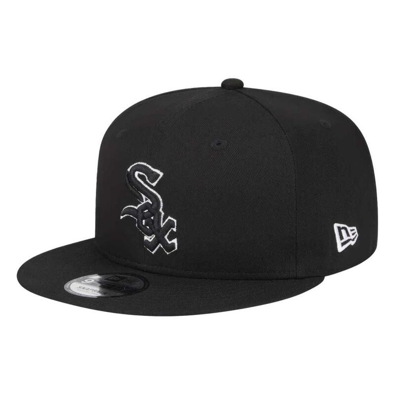 New Era Side Patch Script 9Fifty MLB Chicago White Socks Black/White Cap New Era Side Patch Script 9Fifty MLB Chicago White Socks Black/White Cap