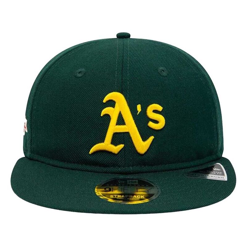 New Era Side Patch 9Fifty MLB Oakland Athletics Dark Green/Yellow Cap New Era Side Patch 9Fifty MLB Oakland Athletics Dark Green/Yellow Cap