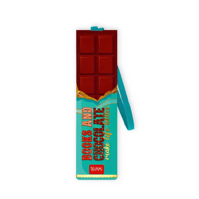 Legami Bookmark - Chocolate (4.7 x 17.5 cm)