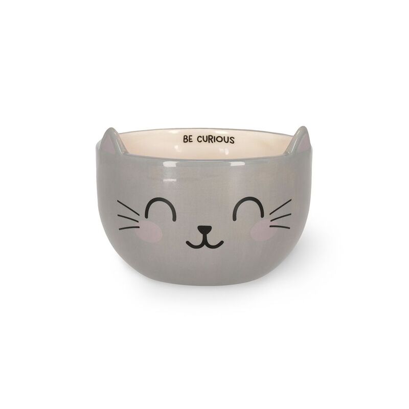 Legami Stoneware Cereal Bowl - Buongiorno! - Kitty Legami Stoneware Cereal Bowl - Buongiorno! - Kitty