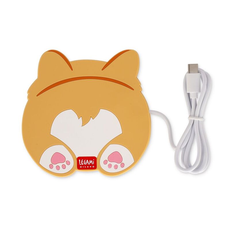 Legami USB Mug Warmer - Warm It Up - Corgi Legami USB Mug Warmer - Warm It Up - Corgi