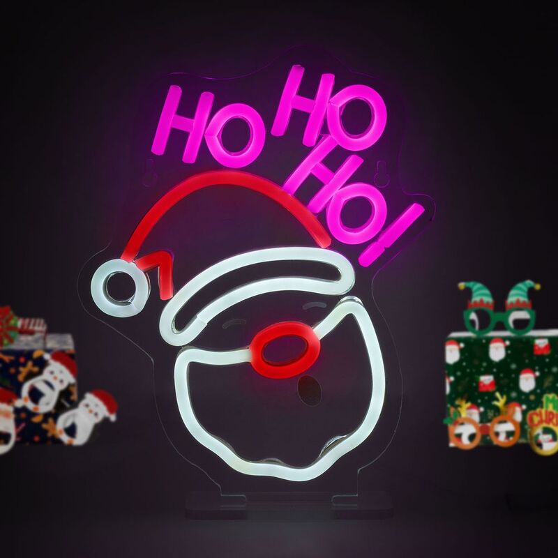 Legami Neon-Effect LED Sign - It's a Sign - Santa Claus