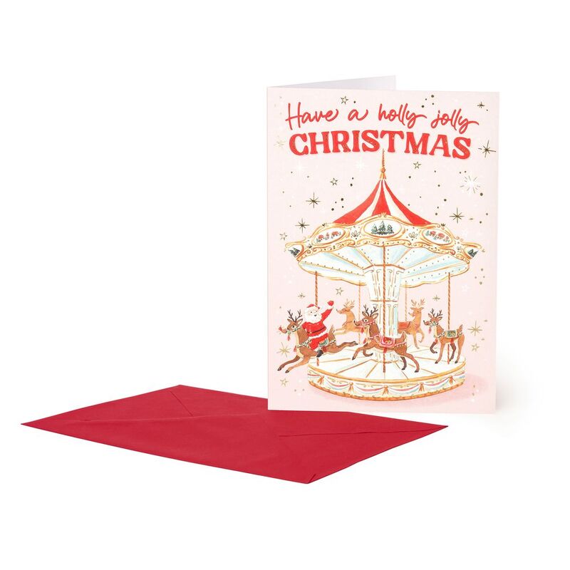 Legami Large Greeting Card - Santa Carousel (11.5 x 17 cm) Legami Large Greeting Card - Santa Carousel (11.5 x 17 cm)