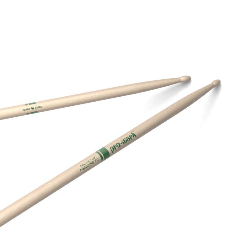ProMark Drumsticks TXR7AW Forward 7A Raw Hickory Wood Tip ProMark Drumsticks TXR7AW Forward 7A Raw Hickory Wood Tip
