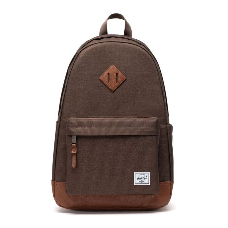 Herschel Heritage Backpack - Chocolate Brown Crosshatch/Tan Herschel Heritage Backpack - Chocolate Brown Crosshatch/Tan