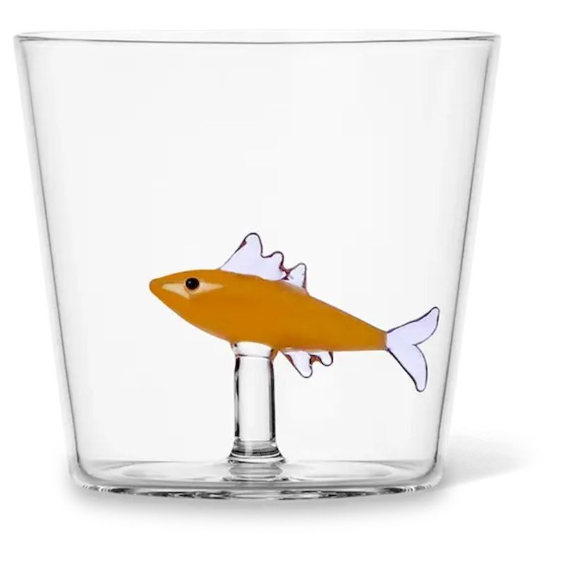 Ichendorf Glass 2 Pcs Tumblers Sardine Amber
