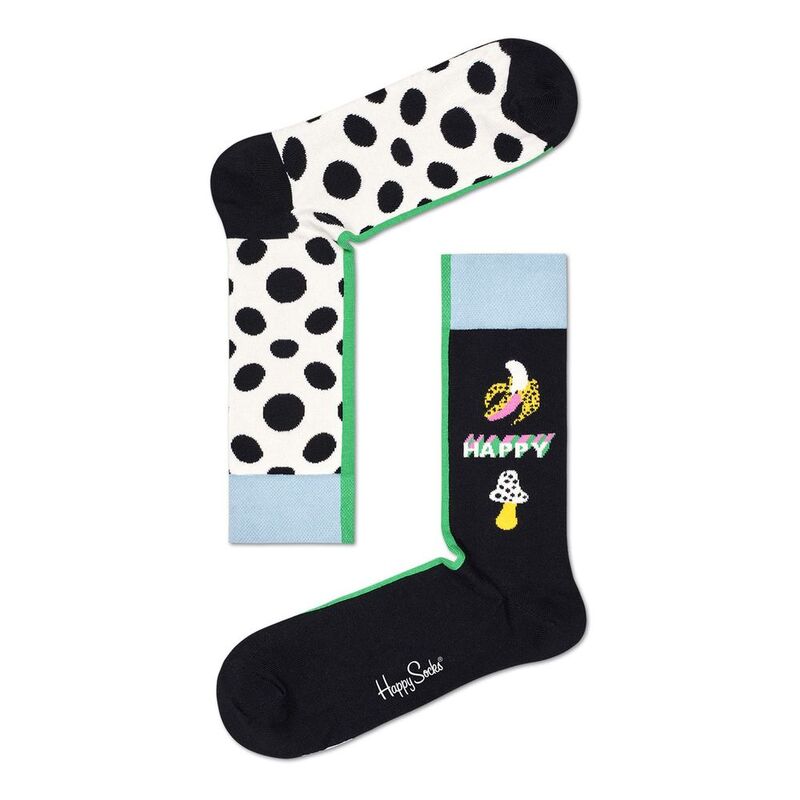 Happy Socks Half/Half Big Dot Socks