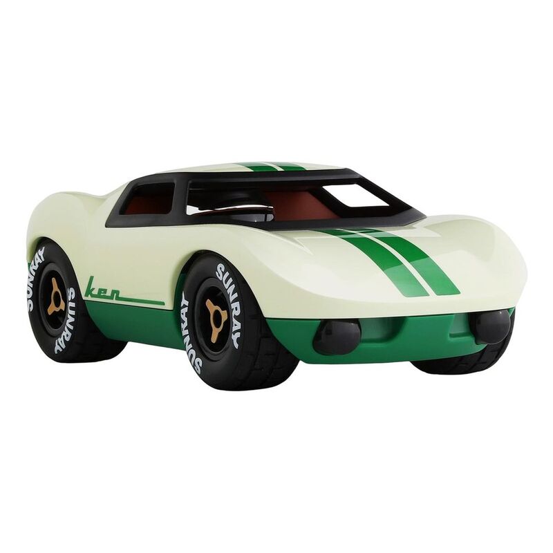 Playforever Mini Ken Cline Racing Toy Car - White/Green