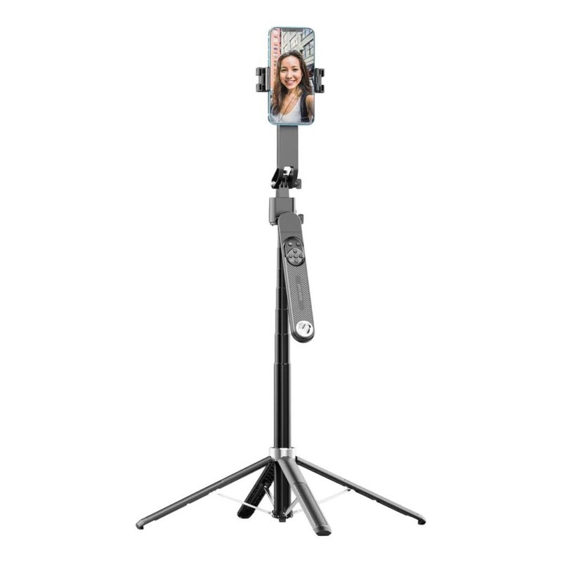 Porodo Selfie Stick with 360 AI Tracking - Black Porodo Selfie Stick with 360 AI Tracking - Black