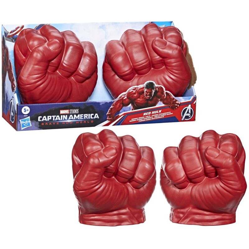 Hasbro Captain America Brave New World Red Hulk Gamma Smash Fists