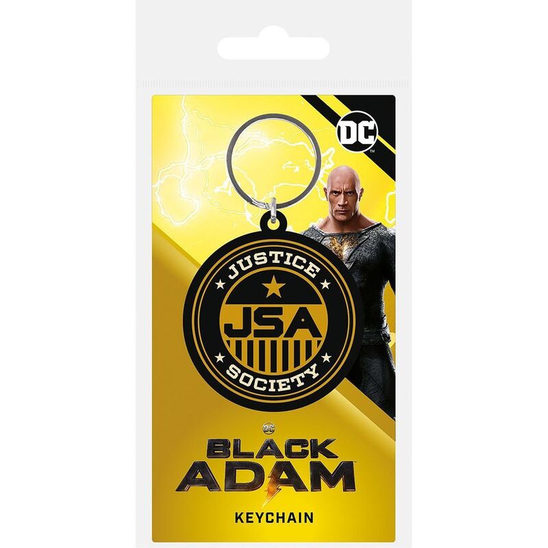 Pyramid Warner Bros Dc Comics - Black Adam (Rubber Keychain)