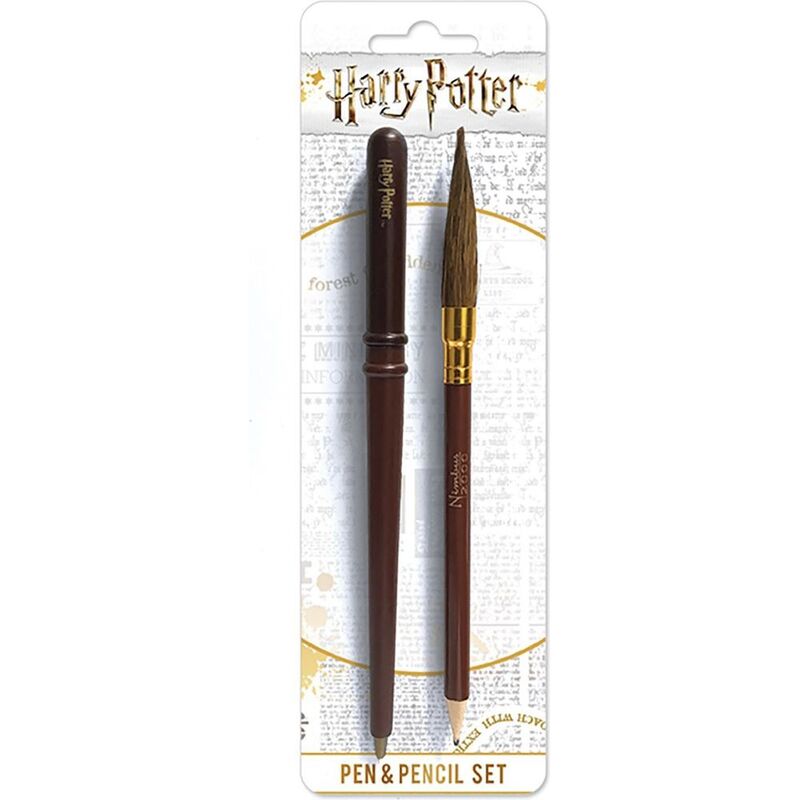 Pyramid Warner Bros Harry Potter - Wand & Broom (Pen & Pencil) Pyramid Warner Bros Harry Potter - Wand & Broom (Pen & Pencil)