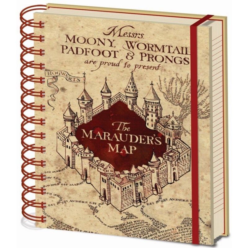 Pyramid Warner Bros Harry Potter - The Marauders Map (A5 Wiro Notebook) Pyramid Warner Bros Harry Potter - The Marauders Map (A5 Wiro Notebook)