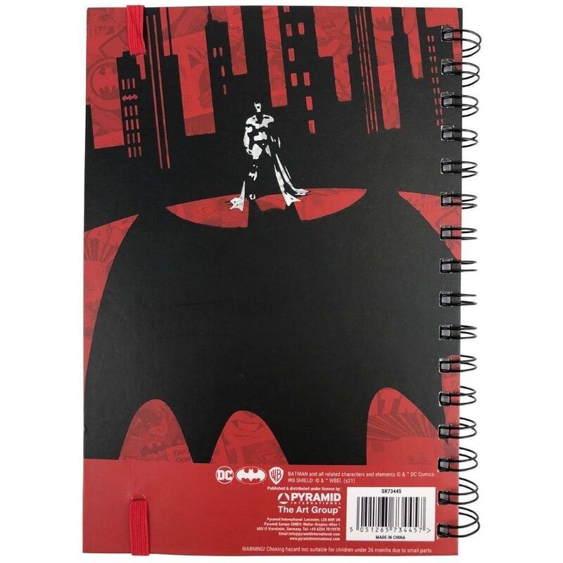 Pyramid Warner Bros The Batman (Red) - (A5 Wiro Notebook) Pyramid Warner Bros The Batman (Red) - (A5 Wiro Notebook)