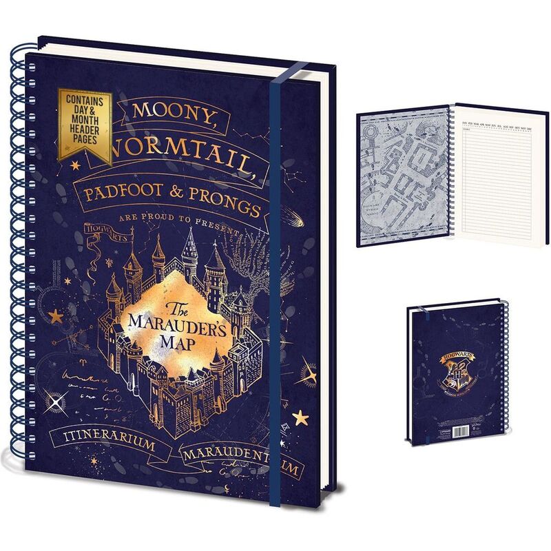 Pyramid International Harry Potter - Marauders Map (A4 Wiro Notebook)
