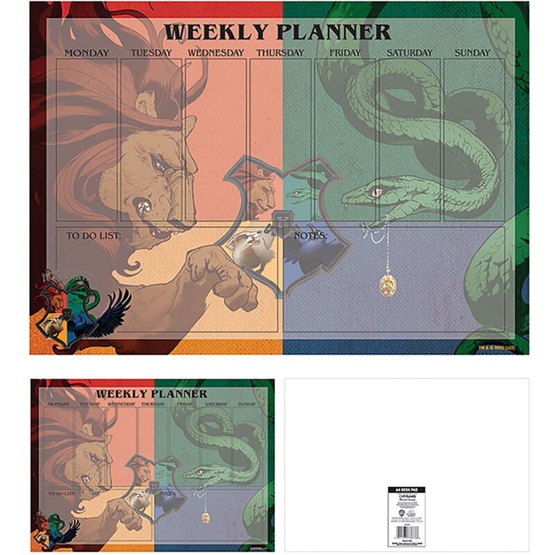 Pyramid International Harry Potter Intricate Houses A4 - (Desk Pad)