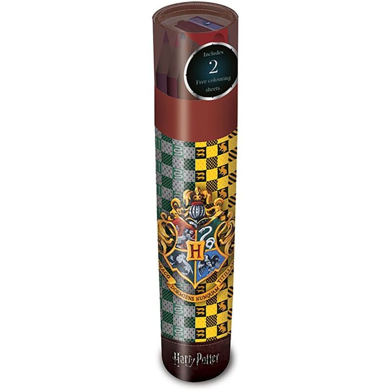 Pyramid International Harry Potter (Colourful Crest Check) Pencil Tube