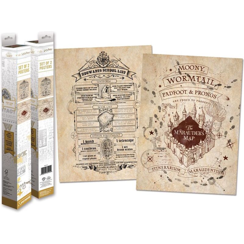 Pyramid International Harry Potter - Map and School List - (Boxed Posters) Pyramid International Harry Potter - Map and School List - (Boxed Posters)