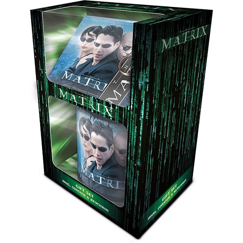 Pyramid Warner Bros The Matrix - (Mug Coaster & Keychain) Pyramid Warner Bros The Matrix - (Mug Coaster & Keychain)