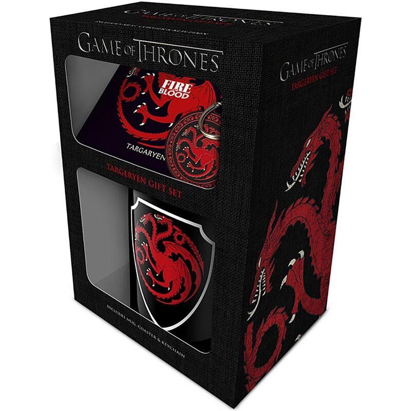 Pyramid Warner Bros Game of Thrones - Targaryen (Mug Coaster & Keychain) Pyramid Warner Bros Game of Thrones - Targaryen (Mug Coaster & Keychain)