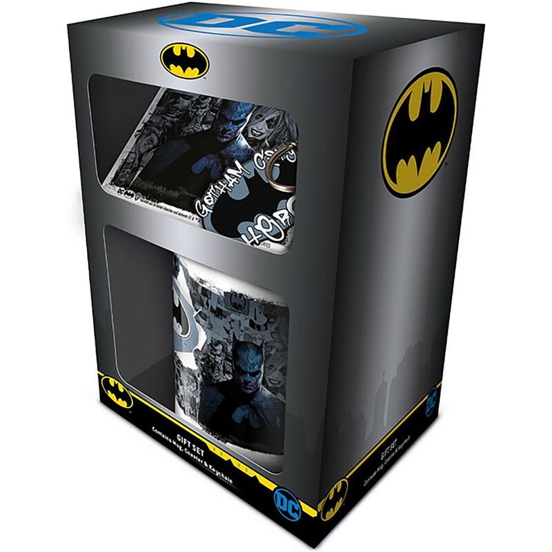 Pyramid International Batman - Graffiti Hero (Mug Coaster Keychain Gift Set)