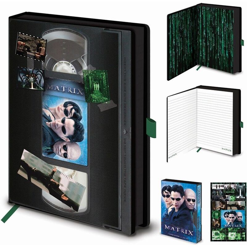 Pyramid Warner Bros The Matrix - (Vhs A5 Notebook) Pyramid Warner Bros The Matrix - (Vhs A5 Notebook)